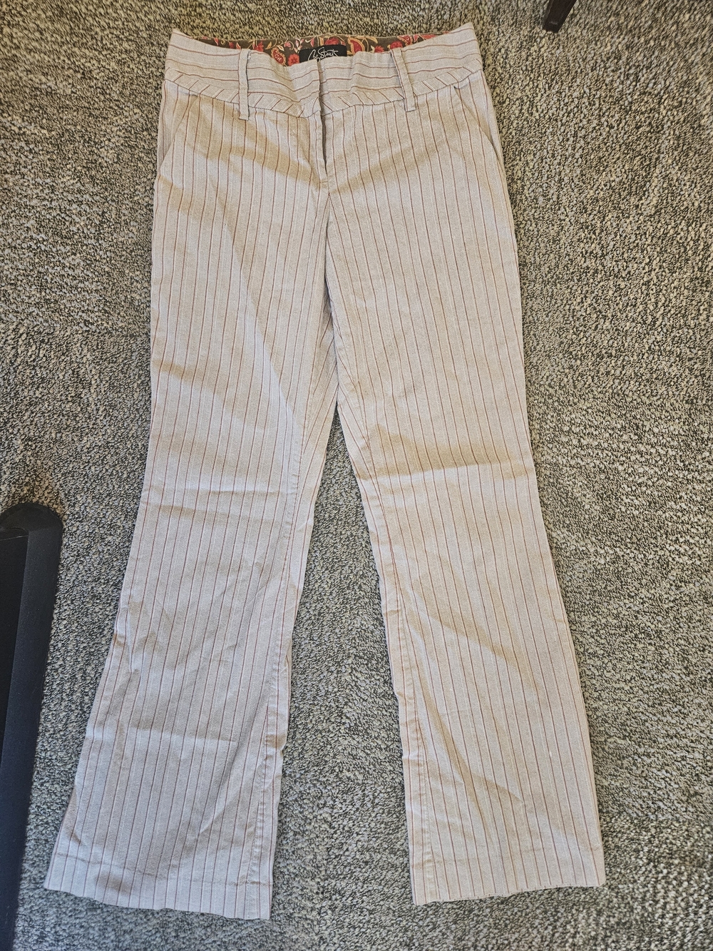 Y2K-2000's City Streets 2 Piece Pinstripe Blazer &Pants Suit Set Size 7 / Large